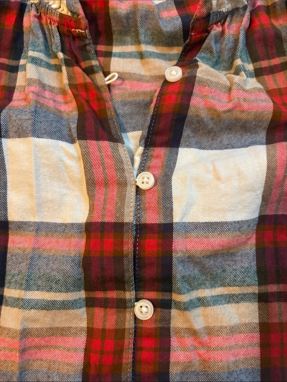 Crewcuts plaid button
